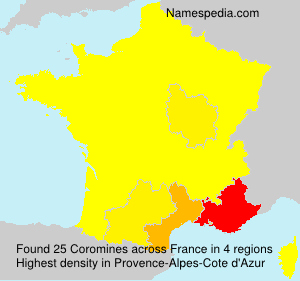 Surname Coromines in France Surname Coromines in France