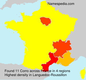 Surname Corro in France Surname Corro in France