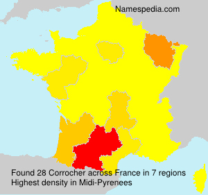 Surname Corrocher in France Surname Corrocher in France