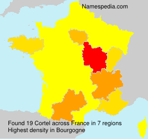 Surname Cortel in France Surname Cortel in France