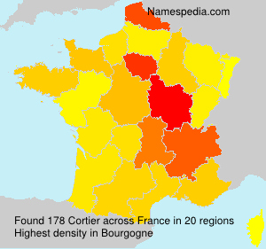 Surname Cortier in France Surname Cortier in France
