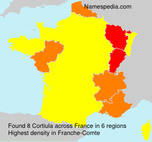 Surname Cortiula in France Surname Cortiula in France