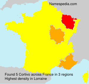 Surname Cortivo in France Surname Cortivo in France