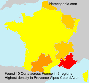 Surname Corts in France Surname Corts in France