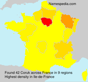 Surname Coruk in France Surname Coruk in France