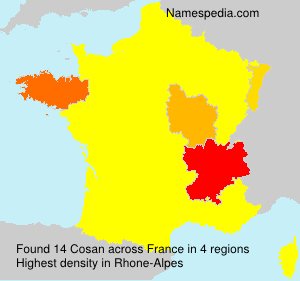 Surname Cosan in France Surname Cosan in France