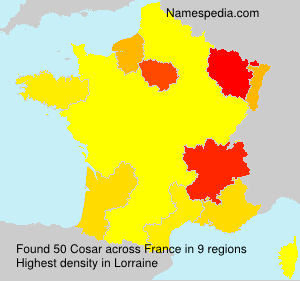 Surname Cosar in France Surname Cosar in France