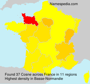 Surname Cosne in France Surname Cosne in France