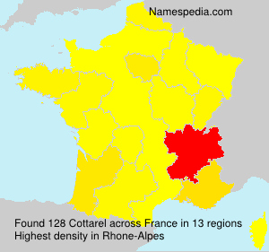 Surname Cottarel in France Surname Cottarel in France