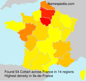 Surname Cottart in France Surname Cottart in France