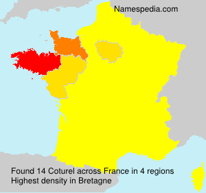 Surname Coturel in France Surname Coturel in France