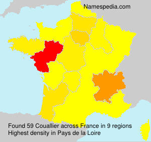 Surname Couallier in France Surname Couallier in France