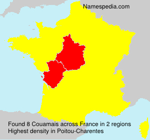 Surname Couamais in France Surname Couamais in France