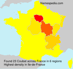 Surname Coubat in France Surname Coubat in France