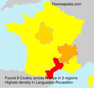 Surname Coubry in France Surname Coubry in France