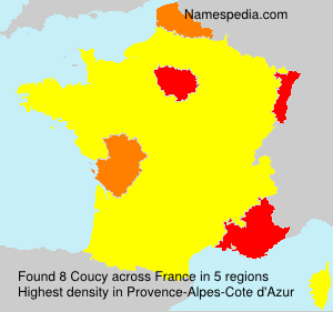 Surname Coucy in France Surname Coucy in France