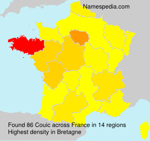Surname Couic in France Surname Couic in France