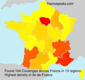 Surname Coulanges in France Surname Coulanges in France