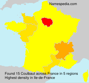Surname Coulbaut in France Surname Coulbaut in France