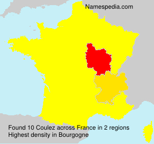 Surname Coulez in France Surname Coulez in France