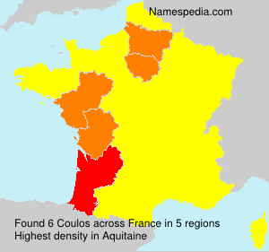 Surname Coulos in France Surname Coulos in France