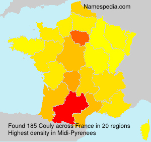 Surname Couly in France Surname Couly in France