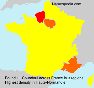 Surname Coundoul in France Surname Coundoul in France