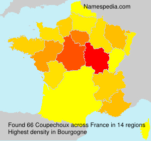 Surname Coupechoux in France Surname Coupechoux in France
