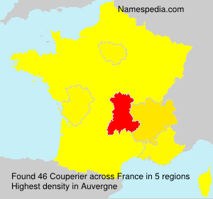 Surname Couperier in France Surname Couperier in France