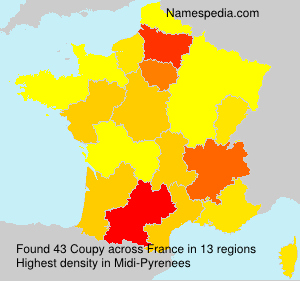Surname Coupy in France Surname Coupy in France