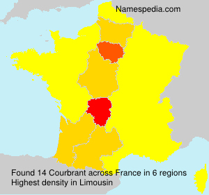 Surname Courbrant in France Surname Courbrant in France