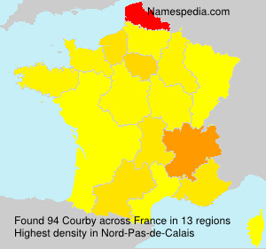 Surname Courby in France Surname Courby in France
