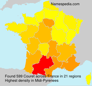 Surname Couret in France Surname Couret in France