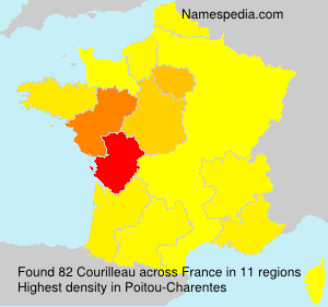 Surname Courilleau in France