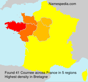 Surname Cournee in France