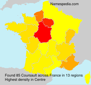 Surname Coursault in France Surname Coursault in France