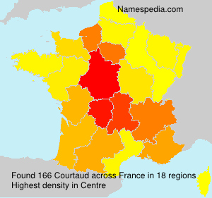 Surname Courtaud in France Surname Courtaud in France