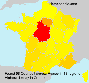 Surname Courtault in France Surname Courtault in France