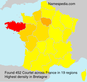 Surname Courtel in France Surname Courtel in France