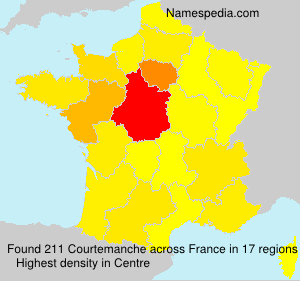 Surname Courtemanche in France Surname Courtemanche in France