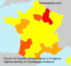 Surname Courtilly in France Surname Courtilly in France