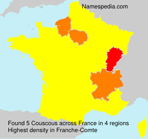 Surname Couscous in France Surname Couscous in France