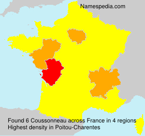 Surname Coussonneau in France Surname Coussonneau in France