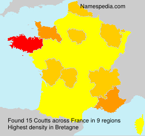 Surname Coutts in France Surname Coutts in France