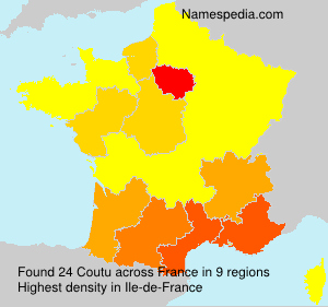 Surname Coutu in France Surname Coutu in France