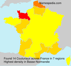 Surname Couturiaux in France Surname Couturiaux in France