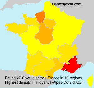 Surname Covello in France Surname Covello in France