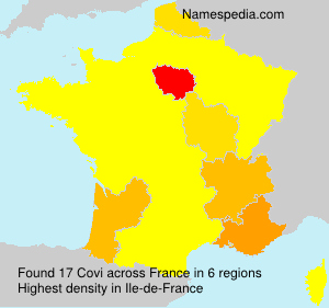 Surname Covi in France
