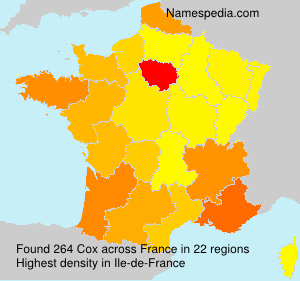 Surname Cox in France Surname Cox in France