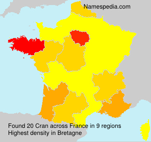 Surname Cran in France Surname Cran in France